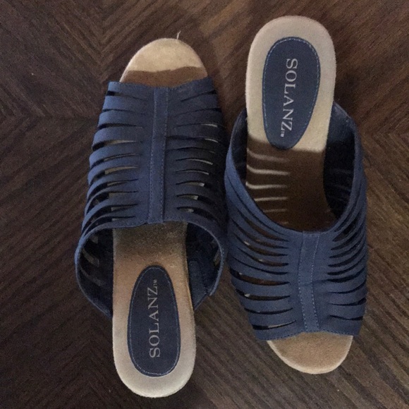 Navy Sandals - Picture 2 of 3